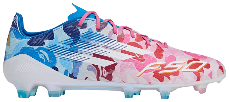 didas BAPE x Adizero F50 Elite FG 'Pink'