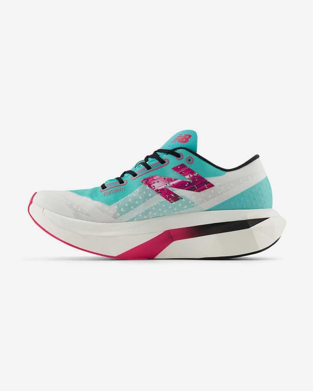 New Balance SuperComp Elite v4 blanc bleu rose