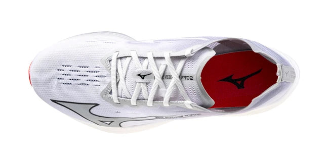 Mizuno Wave Rebellion Pro 2 White/Cayenne